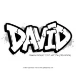 A creative TypoVector design combining bold typography and vibrant vector elements.