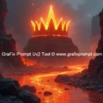 AI-generated image from UV2 Prompt Tool